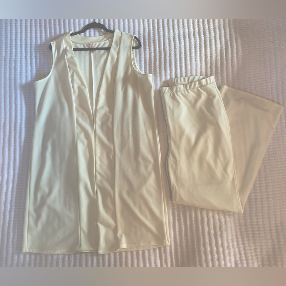 Long Vest With Matching Pants